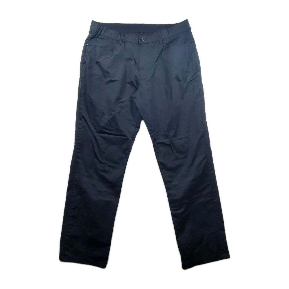Weatherproof Vintage Pants Mens Size 36x30 Black Straight Leg Cotton Span And...